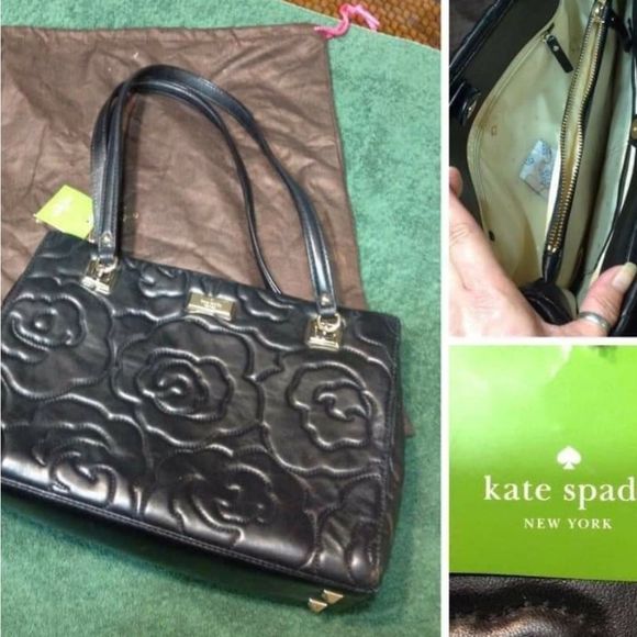 ♠️⭐RARE NWT Kate Spade ♠️ Floral Sedgwick Purse With Dustbag Quilted - Picture 12 of 13